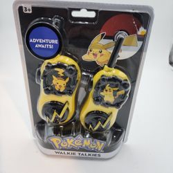 Pokemon Pikachu Walkie Talkies - Pk-210piv8