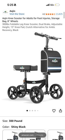 Knee scooter