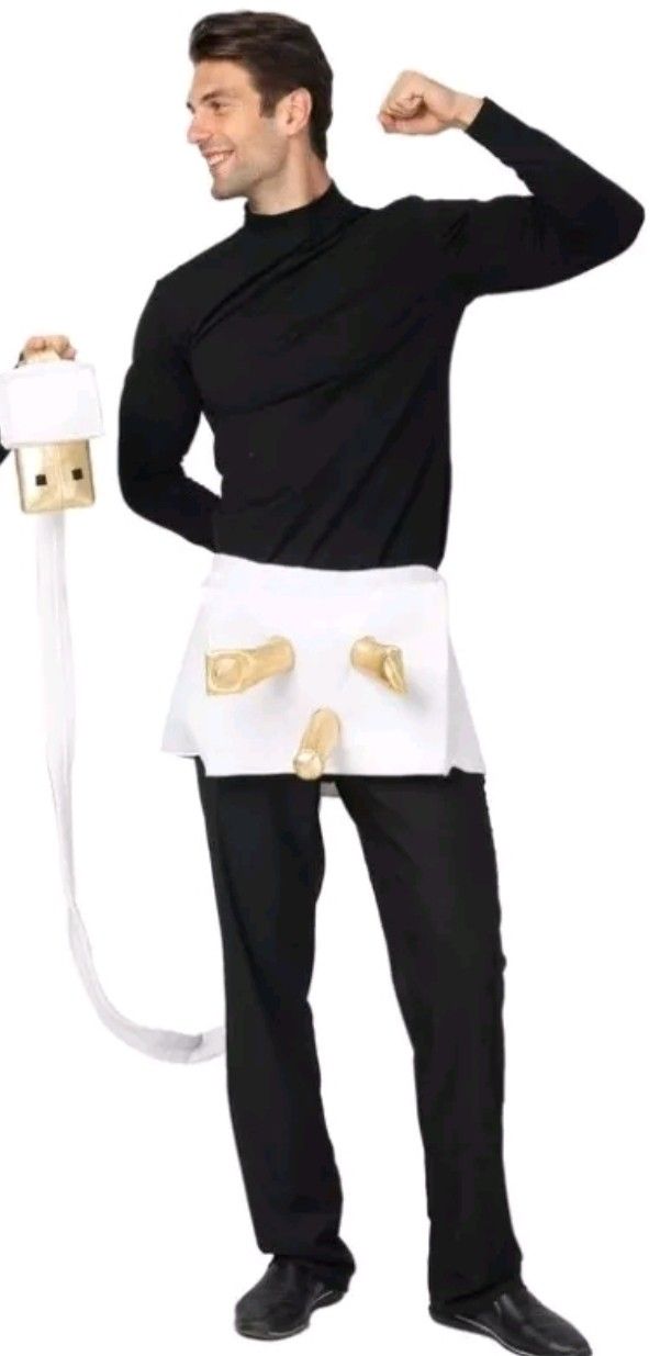 New Spooktacular Creations USB/Light Plug Men's Halloween Costume