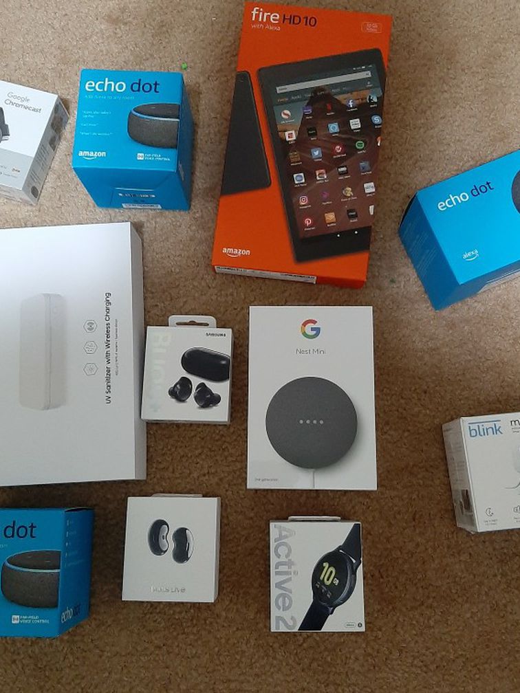 Amazon And Samsung Multiple Electronic Items, New, Unused