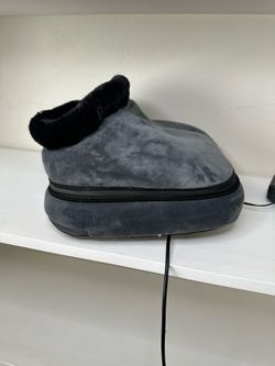 Heated Foot Massager & Foot Warmer | Plush Electric Foot Heater
