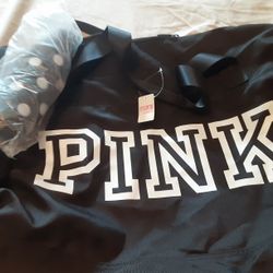 "Pink" And  " Victoria Secret Duffle Bag And Regular Bag For Sale Brand New With Tags Still Attached. 