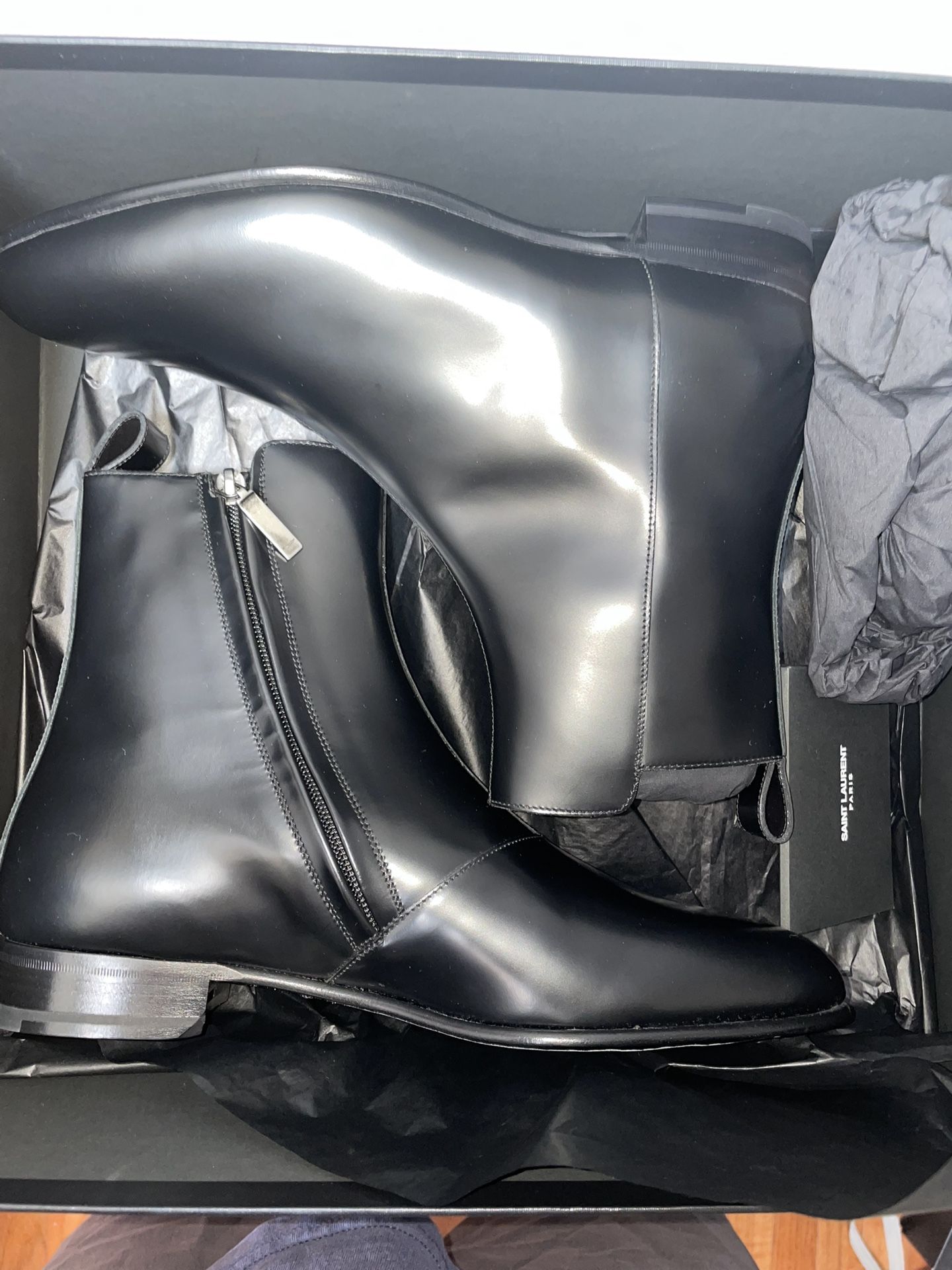 YSL Leather Boots size 41M