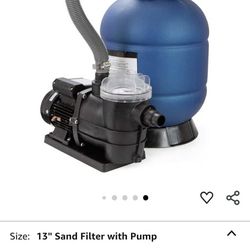 Sand Filtration Pump System Like New* With Pool Chemicals  *