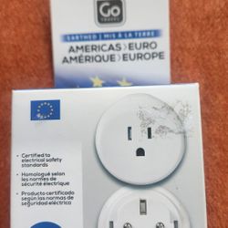 NEW European Power Adapter, US To Europe Plug Converter7ish