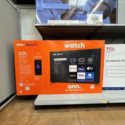 70” ONN Smart 4K LED UHD Tv!!