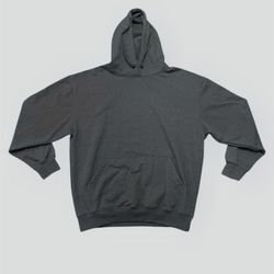 Dark gray blank Pro hoodie sweatshirt Size Large 