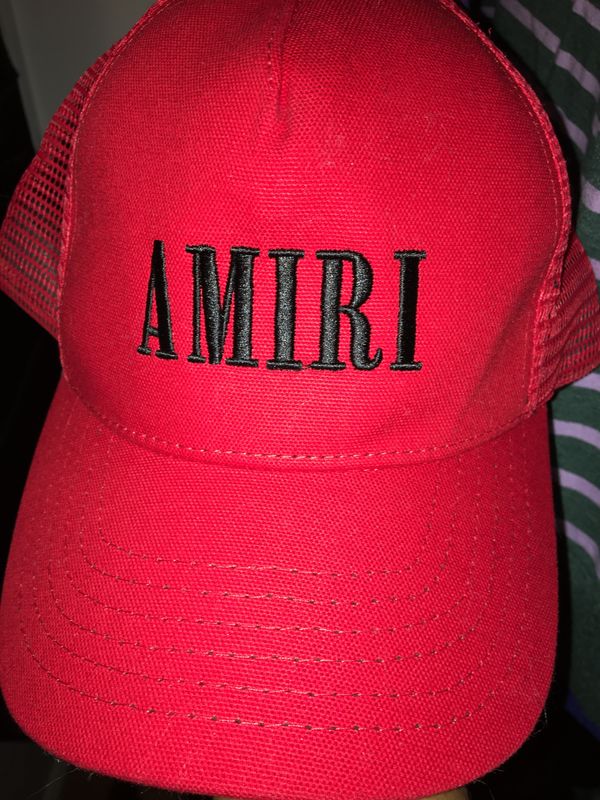 brown amiri hat