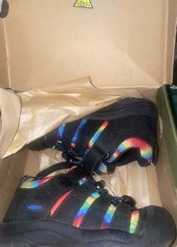 Keen New-Port Tie dye Kids Size 10