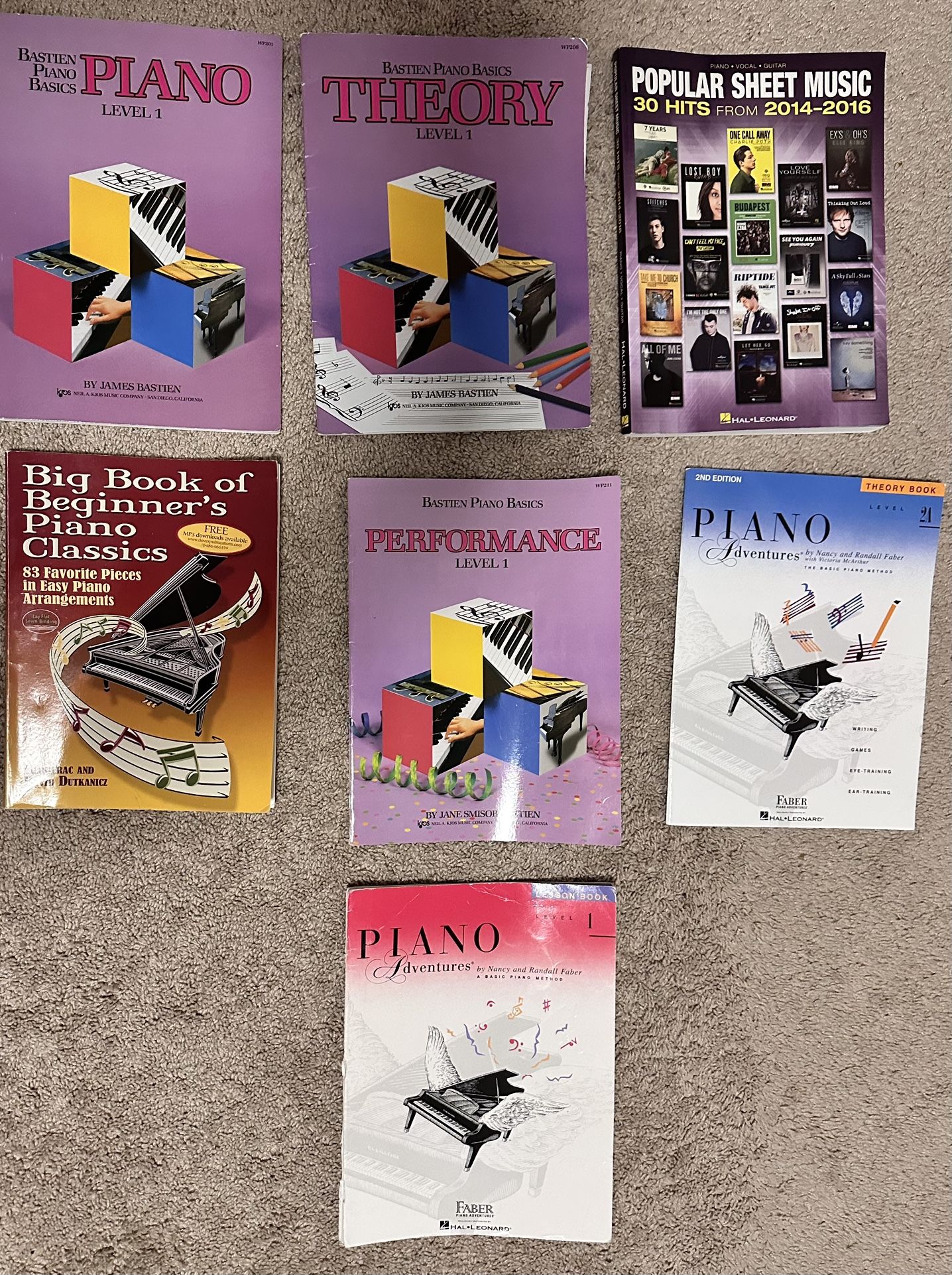 Piano sheet music collection