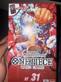 Bandai One Piece Card Game Starter Deck ST-31 Red Monkey D. Luffy