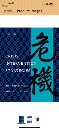 Crisis Intervention Strategies Instructor’s Edition College Counselor Textbook