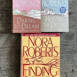 Complete "DREAM TRILOGY" by Nora Roberts (Lot of 3 Books)