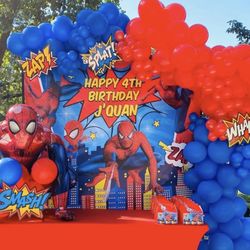 Spidar Man Birthday Decorations
