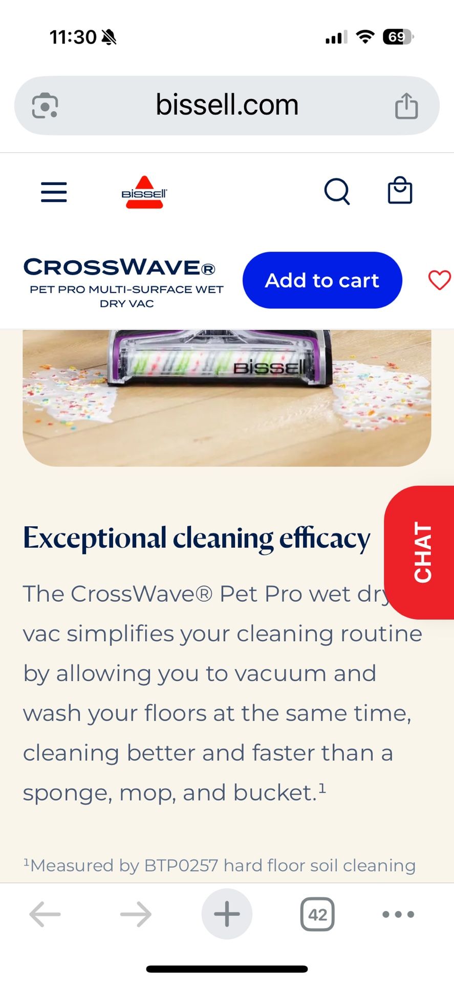 Bissell Pet Crosswave Wet Dry Vac Vacuum Mop Floor Cleaner