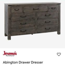 Dresser.  Solid Pine. Ash Distressed 