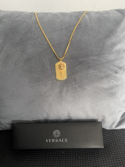 men versace necklace