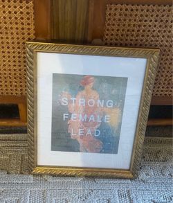 New original art print Strong Female Lead Framed Art Print