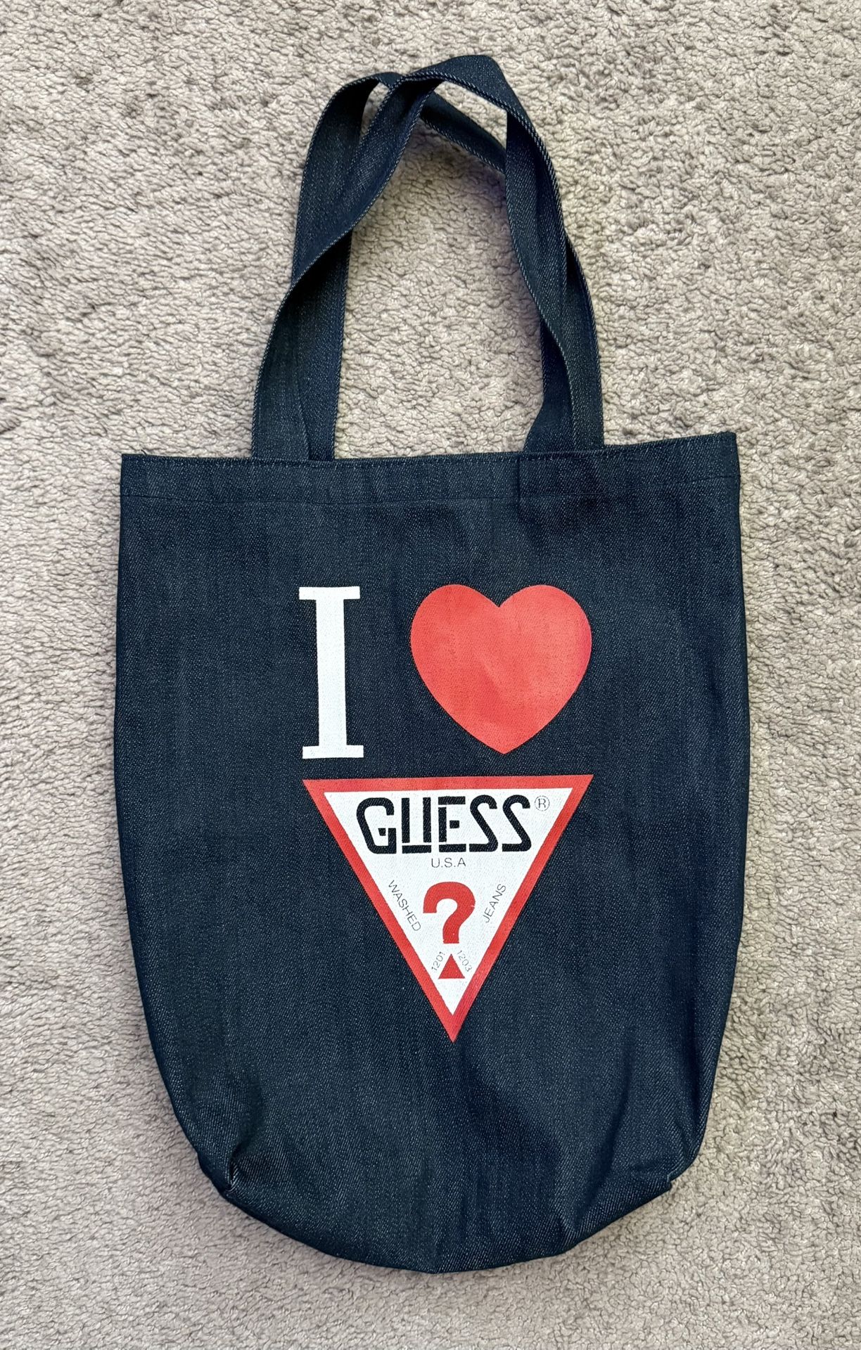 Guess Jeans Denim Tote Bag Fabriko
