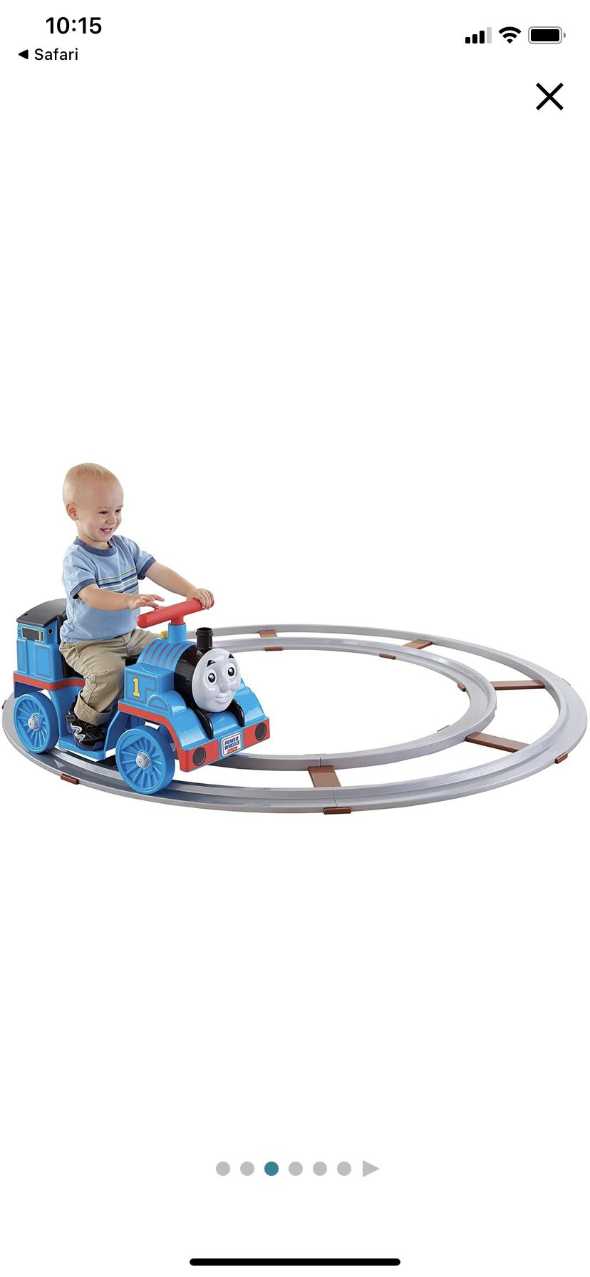 Power Wheel Thomas And Friends With Track 
