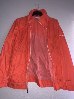 Neon Coral windbreaker