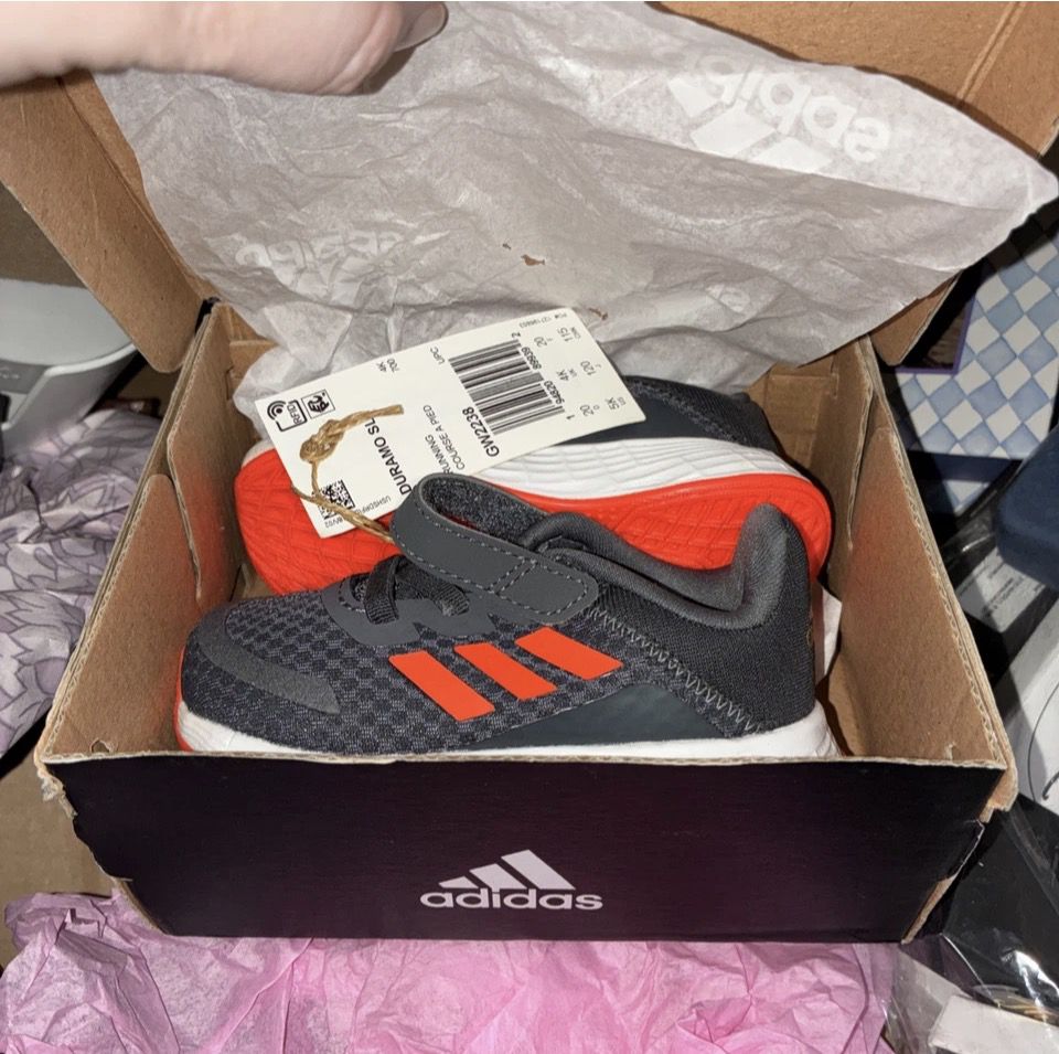 Kids Adidas Summer flex Grey Shoes Size 5K