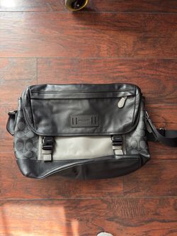 Coach Leather Messenger Bag