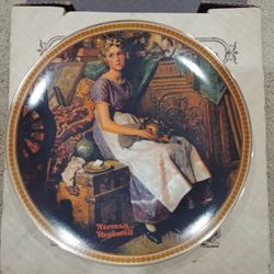 Norman Rockwell Commemorative Plate