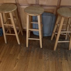 3 Bar Stools 