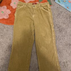 Dickie Carpenter Corduroy Pants Women’s Size 1
