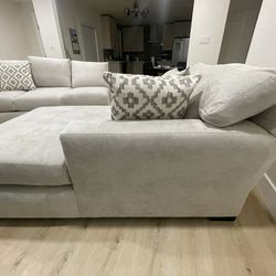 Beige Chaise Lounge