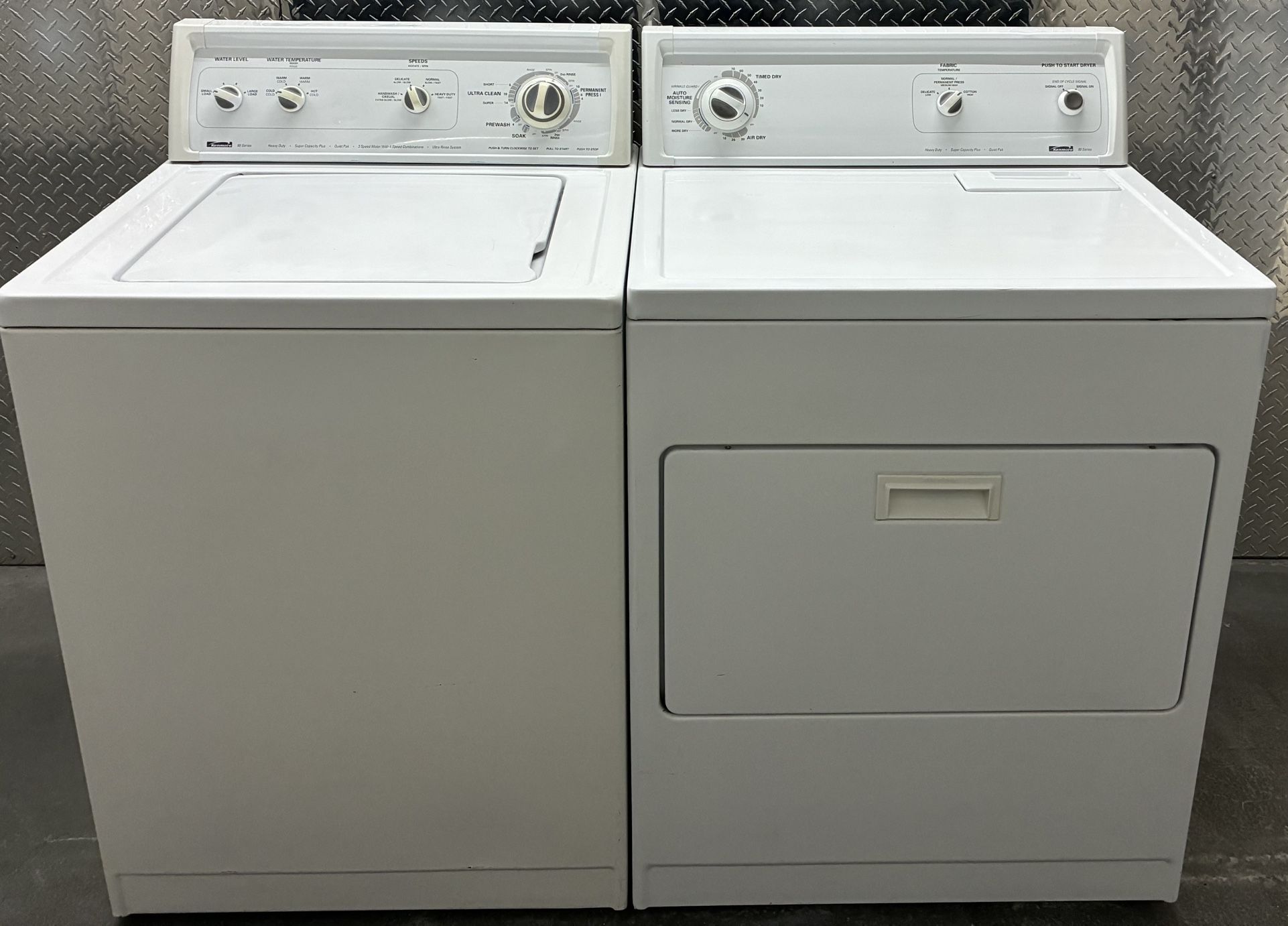 WE DELIVER β’ KENMORE 80 Series Heavy Duty Super Capacity PLUS Washer & Dryer-WORKS PERFECT!!!