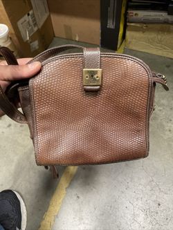 Vintage Gianfranco Ferre Brown Leather Italian Bag Shoulder Crossbody