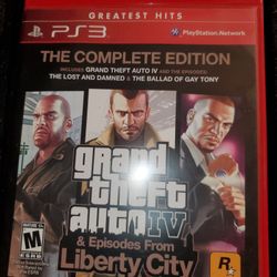 PS3 grand theft auto 4 Liberty City complete edition