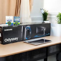 6564042 Samsung 49” odyssey 1000r curved dual QHD 240hz 1ms monitor