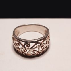St.Silver Ring Sz 5.5-2.47 Grams 