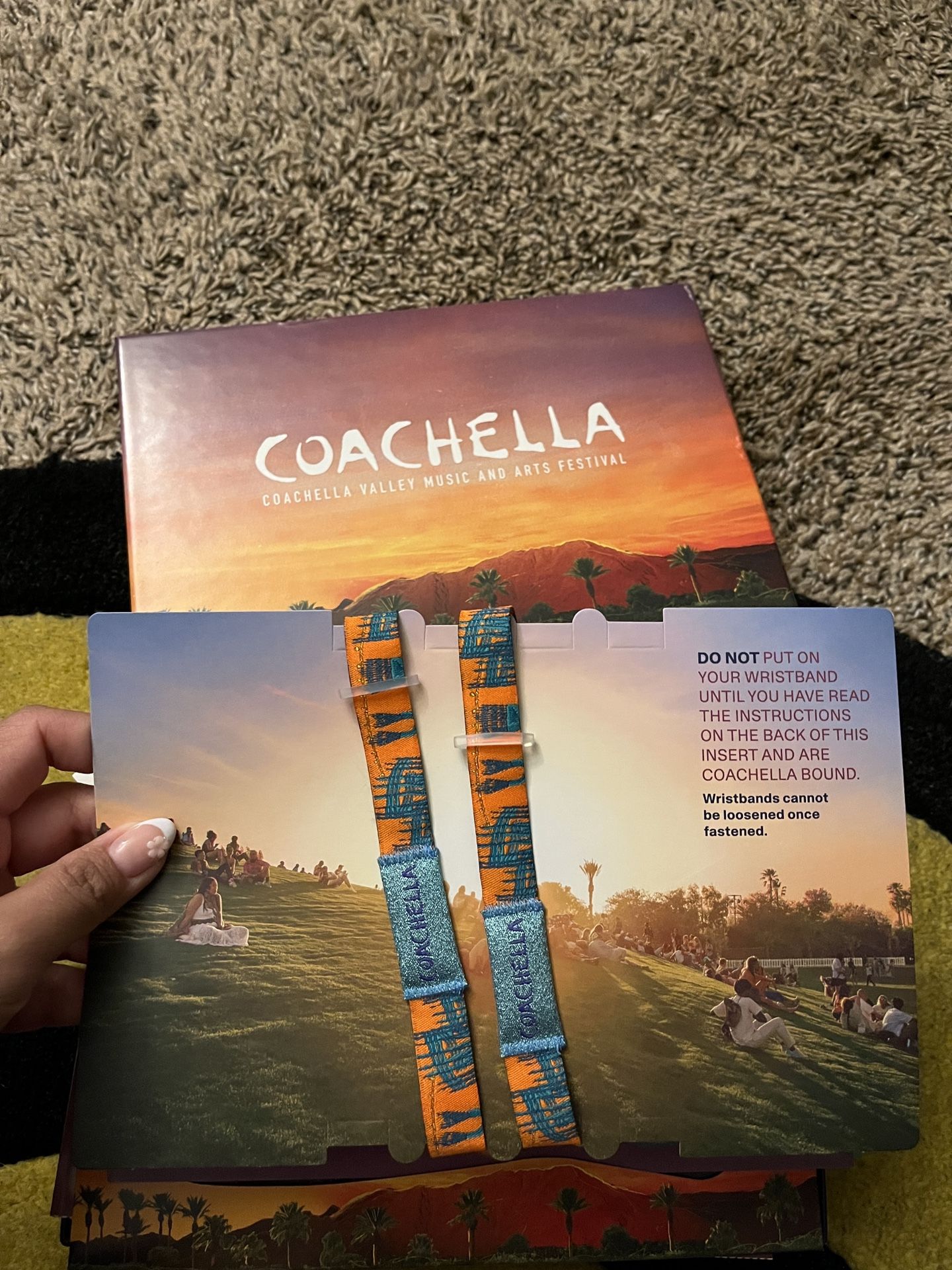2 Coachella Weekend 1 Wristbands