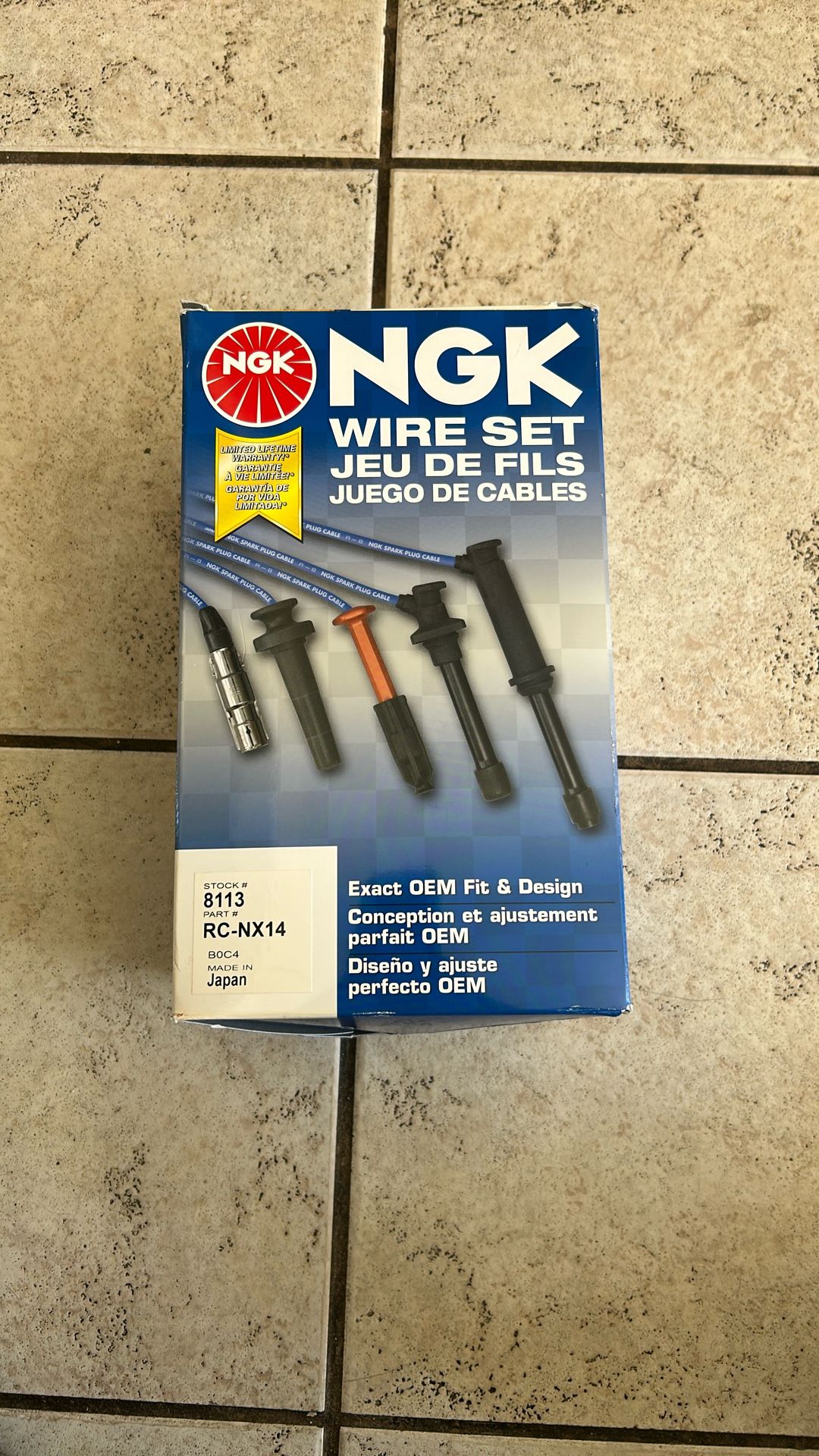NGK  Spark plug wire set