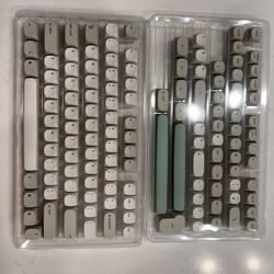 Full Set Mechanical Keyboard Keycaps, Retro Vintage Style