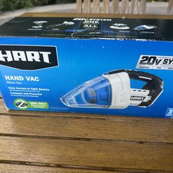 HART 20V Cordless Hand Vacuum – Tool Only (No Battery/Charger)