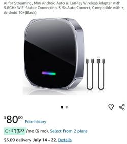 Carplay autoandroid wireless adapter
