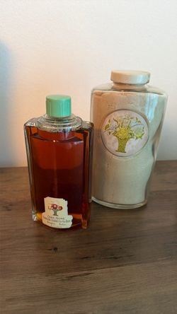 1920’s antique bath, salts and oils not for use just decor
