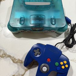 Ice Blue Nintendo 64, Japanese Version