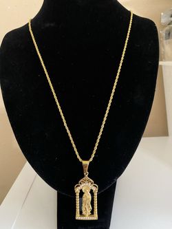 Cadenas Con Medalla U Rosarios Y Gran Variedad Chapiado En Oro Y Stainless steel