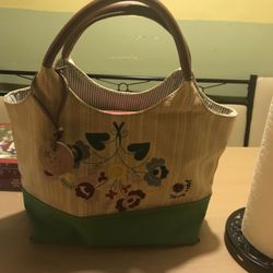 TOMMY HILFIGER LADYBUG CANVAS SUMMER PURSE