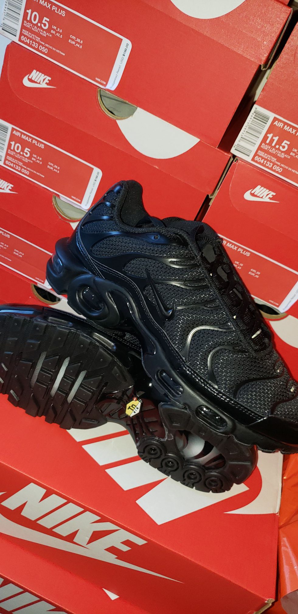 Nike TN Air Max Plus Triple Black 604133-050 - Where To Buy - Fastsole