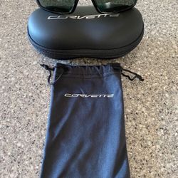 Men’s Sunglasses Corvette Black With Case 