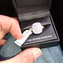 925 Women's Ring And Ear Rings Silver 