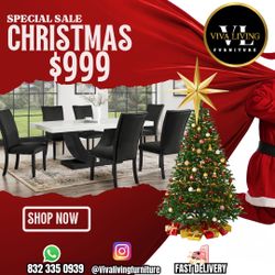 Oferta Comedor Negro 7pc 🚛😍🔥😄