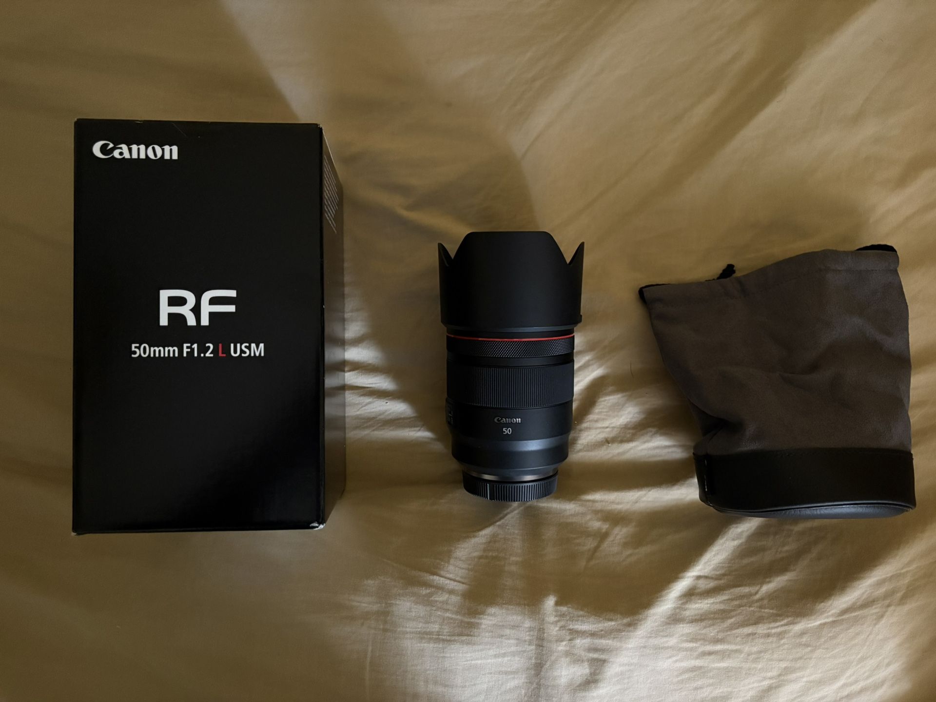 Canon RF 50mm 1.2 Lens (Perfect Condition)